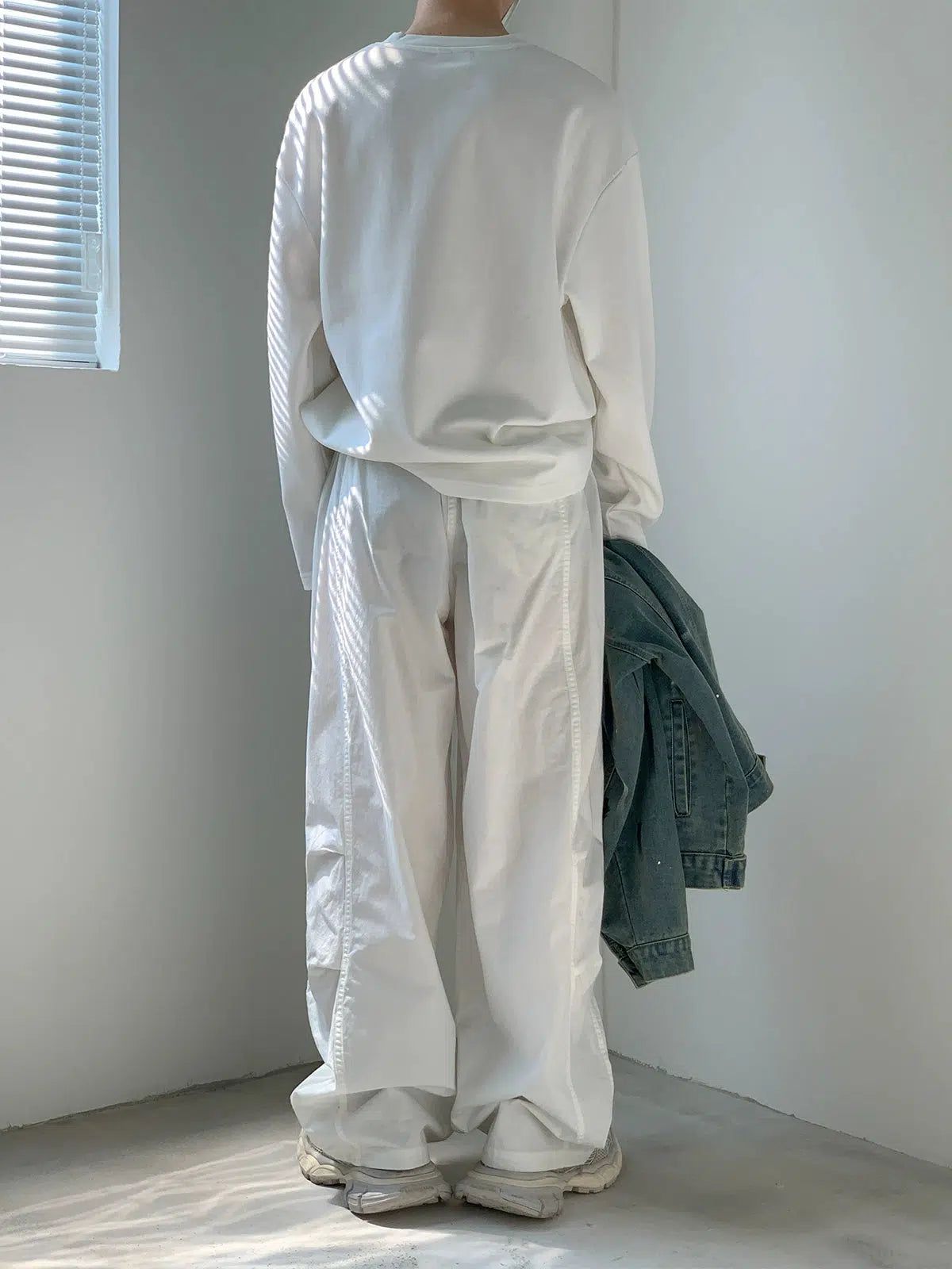 Zhou Wide Drawstring Waist Pants-korean-fashion-Pants-Zhou's Closet-OH Garments