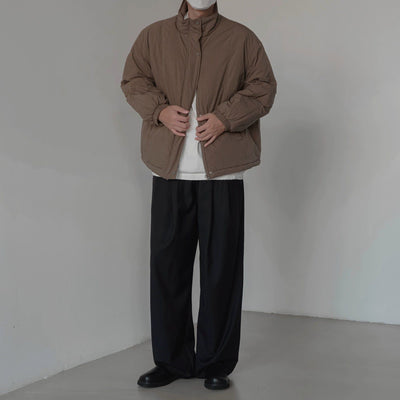 Zhou Zipped and Buttoned Workwear Jacket-korean-fashion-Jacket-Zhou's Closet-OH Garments