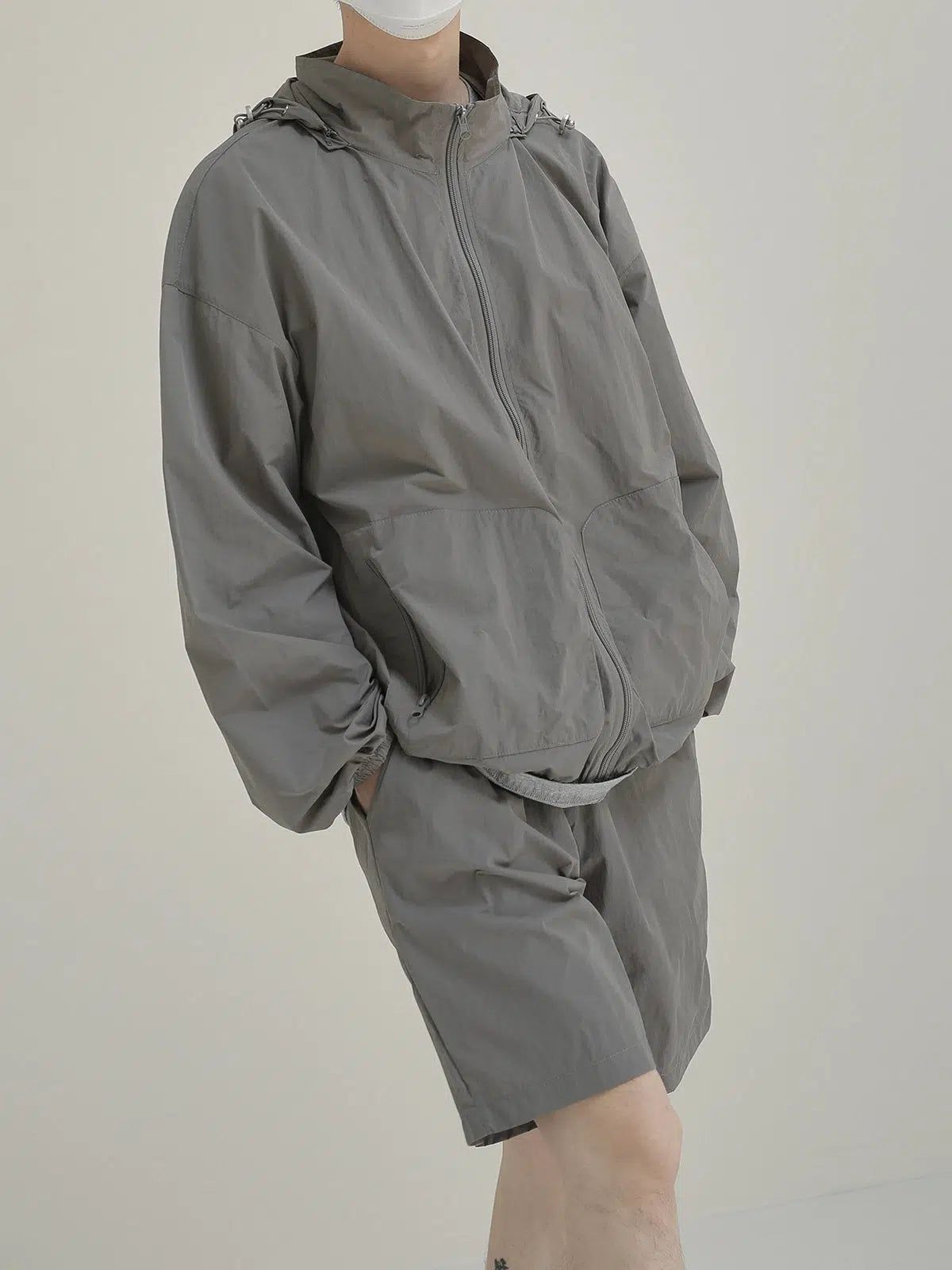 Zhou Zipped and Hooded Sun Protection Jacket-korean-fashion-Jacket-Zhou's Closet-OH Garments
