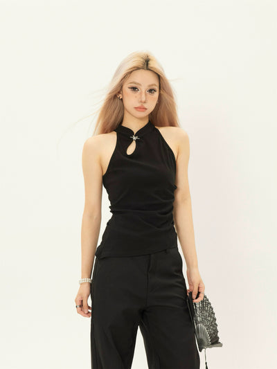 ZZ Minimal Slim Fit Blouse-korean-fashion-Blouse-ZZ's Closet-OH Garments
