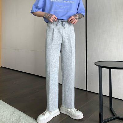 Cui Essential Front Pleated Drawstring Pants-korean-fashion-Pants-Cui's Closet-OH Garments
