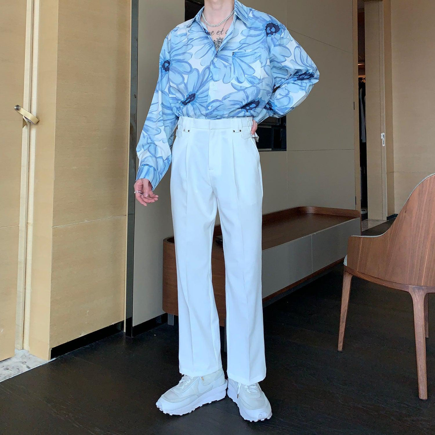 Cui Essential Waist Clip Trousers-korean-fashion-Pants-Cui's Closet-OH Garments