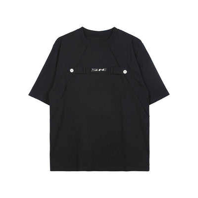 Cui Metal Letters T-Shirt-korean-fashion-T-Shirt-Cui's Closet-OH Garments