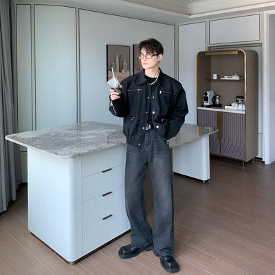 Cui Subtle Whiskers Bootcut Jeans-korean-fashion-Jeans-Cui's Closet-OH Garments