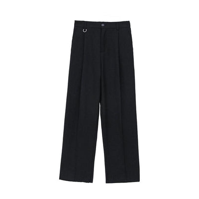 Cui Tiny Slit Pleated Pants-korean-fashion-Pants-Cui's Closet-OH Garments