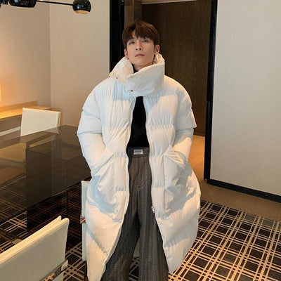 Hua Essential Oversized Collar Overcoat-korean-fashion-Long Coat-Hua's Closet-OH Garments