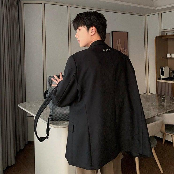 Hua Essential Thin Lapel Blazer-korean-fashion-Blazer-Hua's Closet-OH Garments