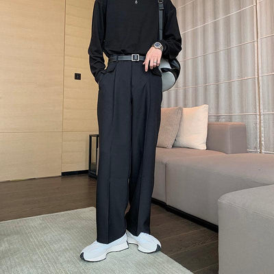 Hua Front Pocket Flap Pants-korean-fashion-Pants-Hua's Closet-OH Garments