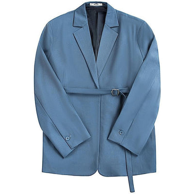 Hua Ikebana Flow Blazer & Trousers Set-korean-fashion-Clothing Set-Hua's Closet-OH Garments