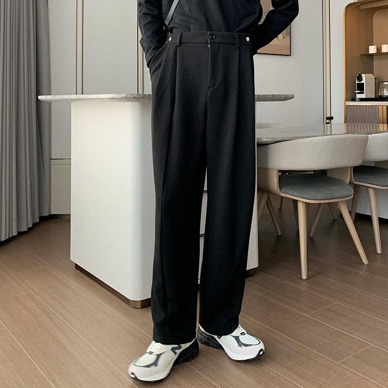 Hua Loose Pleated Pants-korean-fashion-Pants-Hua's Closet-OH Garments