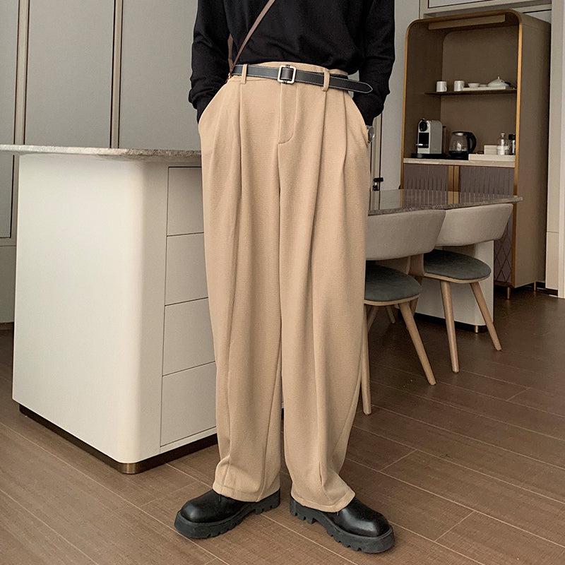 Hua Loose Pleated Pants-korean-fashion-Pants-Hua's Closet-OH Garments