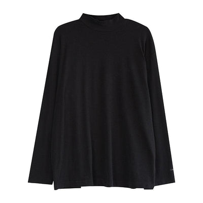 Hua Plain Long Sleeve T-Shirt-korean-fashion-T-Shirt-Hua's Closet-OH Garments