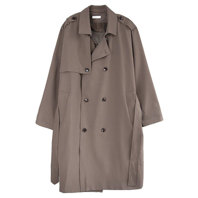 Hua Sleek Buttons Overcoat-korean-fashion-Long Coat-Hua's Closet-OH Garments