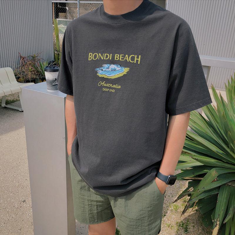 OH Bondi Beach Print T-Shirt-korean-fashion-T-Shirt-OH Atelier-OH Garments