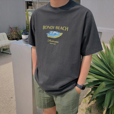 OH Bondi Beach Print T-Shirt-korean-fashion-T-Shirt-OH Atelier-OH Garments
