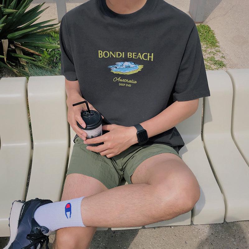 OH Bondi Beach Print T-Shirt-korean-fashion-T-Shirt-OH Atelier-OH Garments