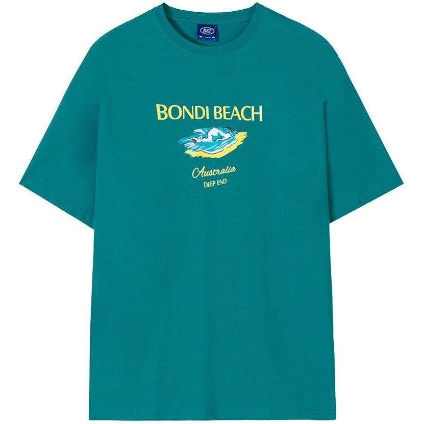 OH Bondi Beach Print T-Shirt-korean-fashion-T-Shirt-OH Atelier-OH Garments