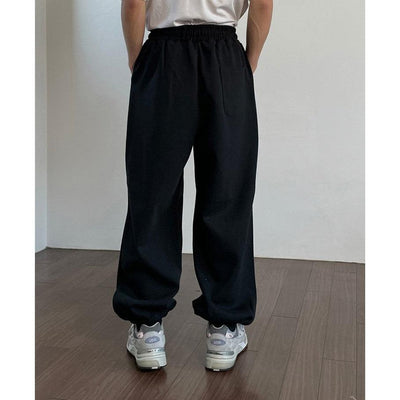 OH Casual Drawstring Sweat Pants-korean-fashion-Pants-OH Atelier-OH Garments