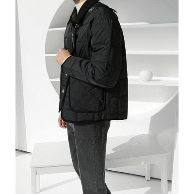 OH Checkered Stitches Jacket-korean-fashion-Jacket-OH Atelier-OH Garments