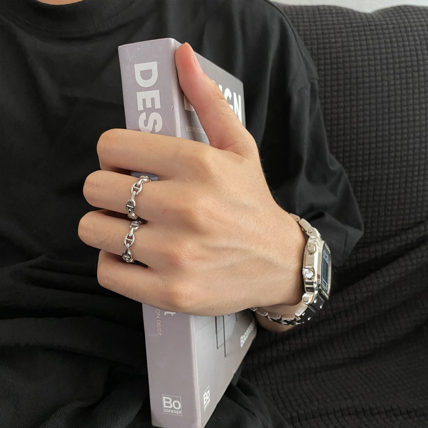 OH DNA Loop Ring-korean-fashion-Ring-OH Atelier-OH Garments