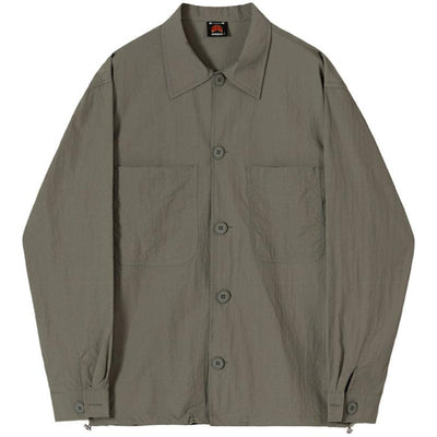 OH Double Pockets Outer Shirt-korean-fashion-Shirt-OH Atelier-OH Garments