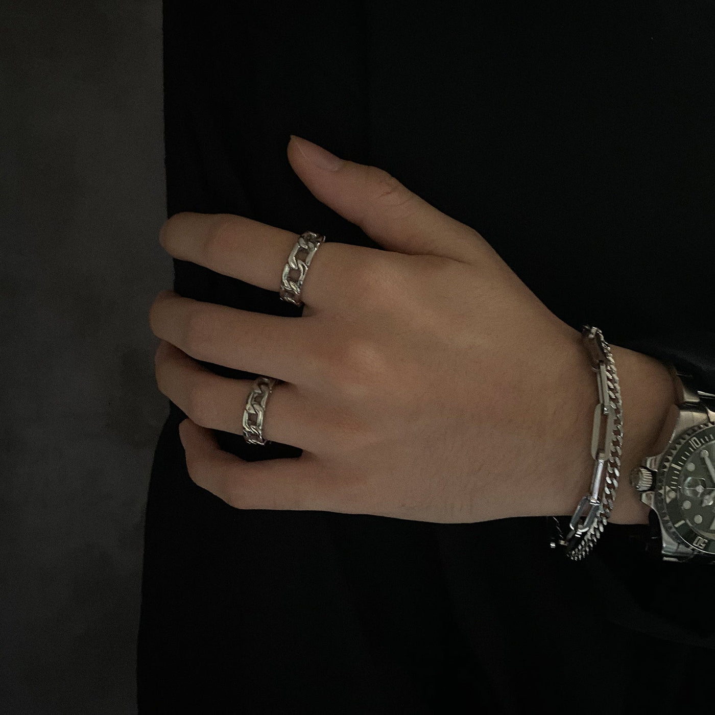 OH Essential Chain Ring-korean-fashion-Ring-OH Atelier-OH Garments