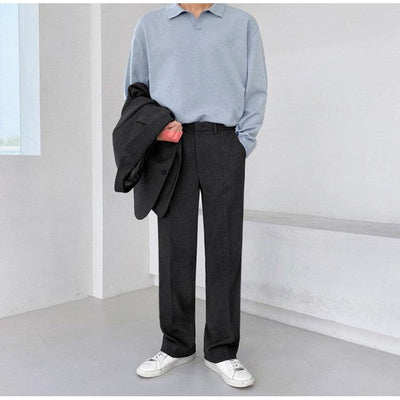 OH Essential Chic Blazer & Trousers Set-korean-fashion-Clothing Set-OH Atelier-OH Garments