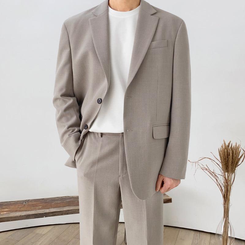 OH Essential Chic Blazer & Trousers Set-korean-fashion-Clothing Set-OH Atelier-OH Garments