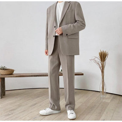 OH Essential Chic Blazer & Trousers Set-korean-fashion-Clothing Set-OH Atelier-OH Garments