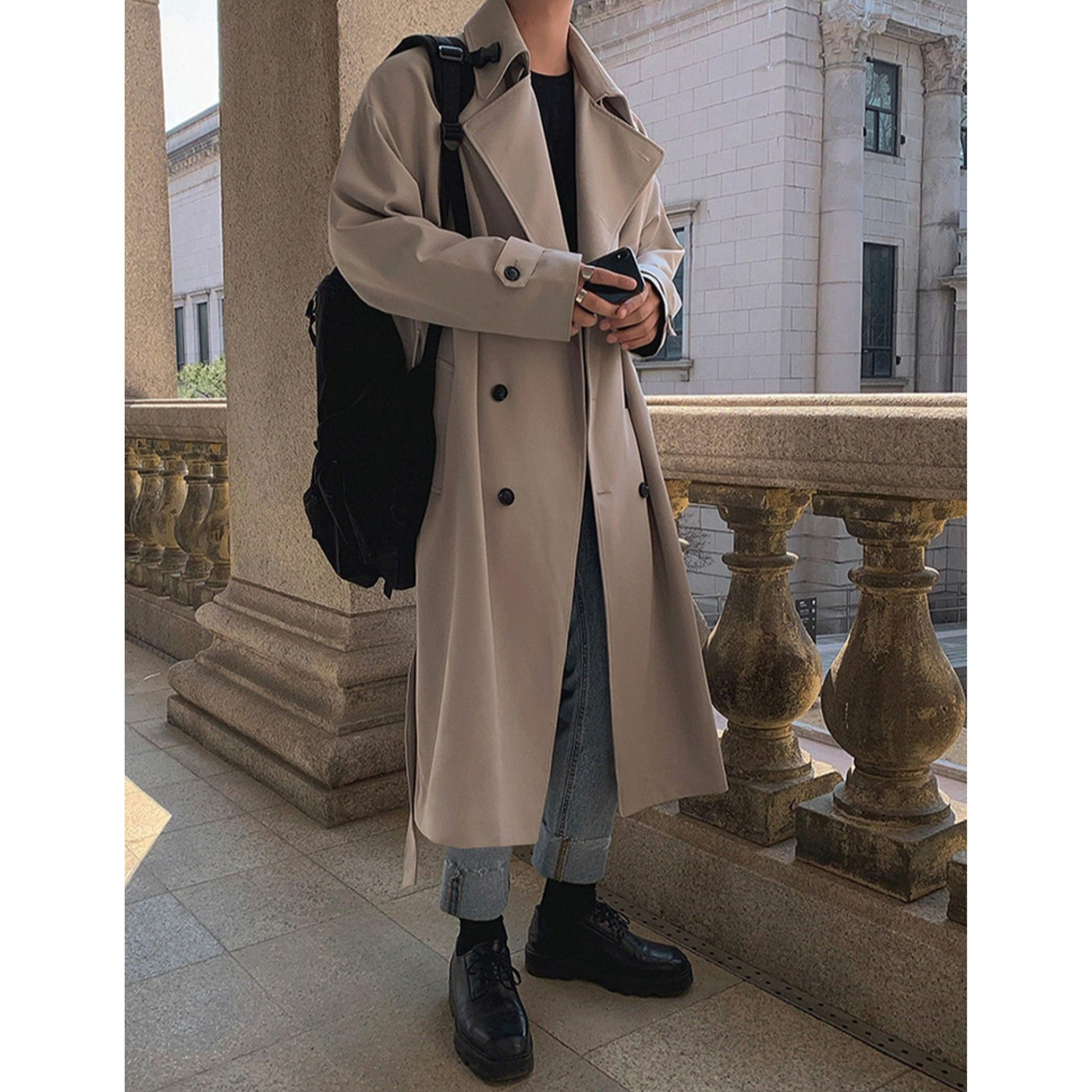OH Essential Sartorial Trench Coat-korean-fashion-Long Coat-OH Atelier-OH Garments