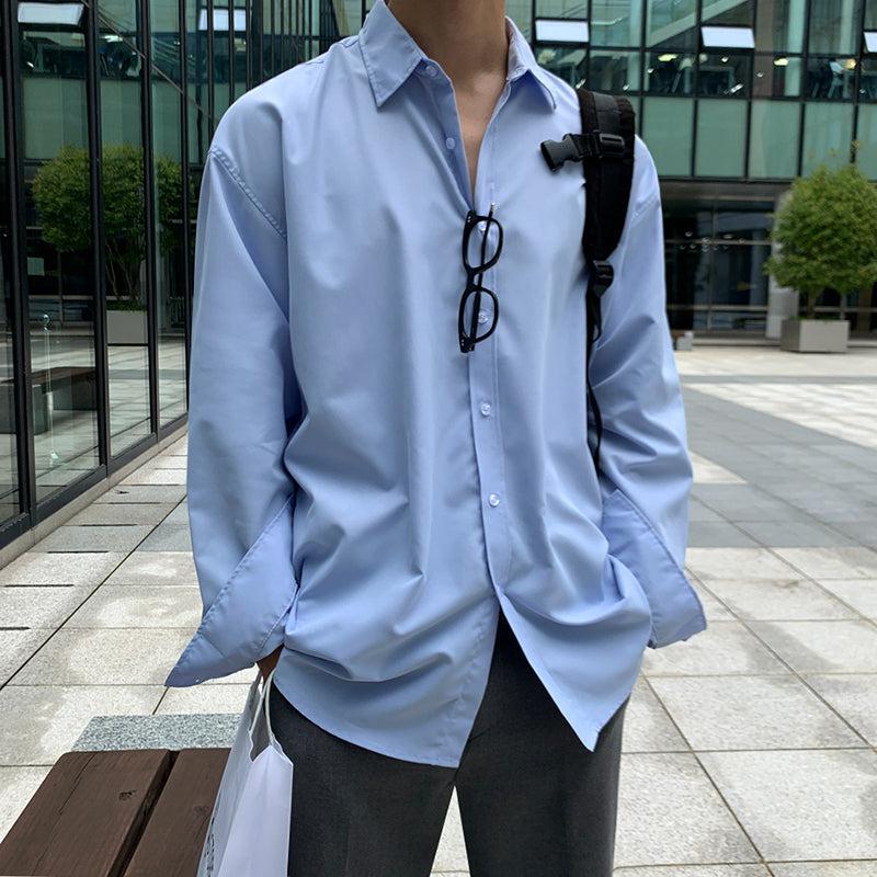 OH Essential Smart Office Style Shirt-korean-fashion-Shirt-OH Atelier-OH Garments