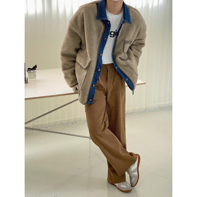 OH Essential Straight Cut Corduroy Pants-korean-fashion-Pants-OH Atelier-OH Garments