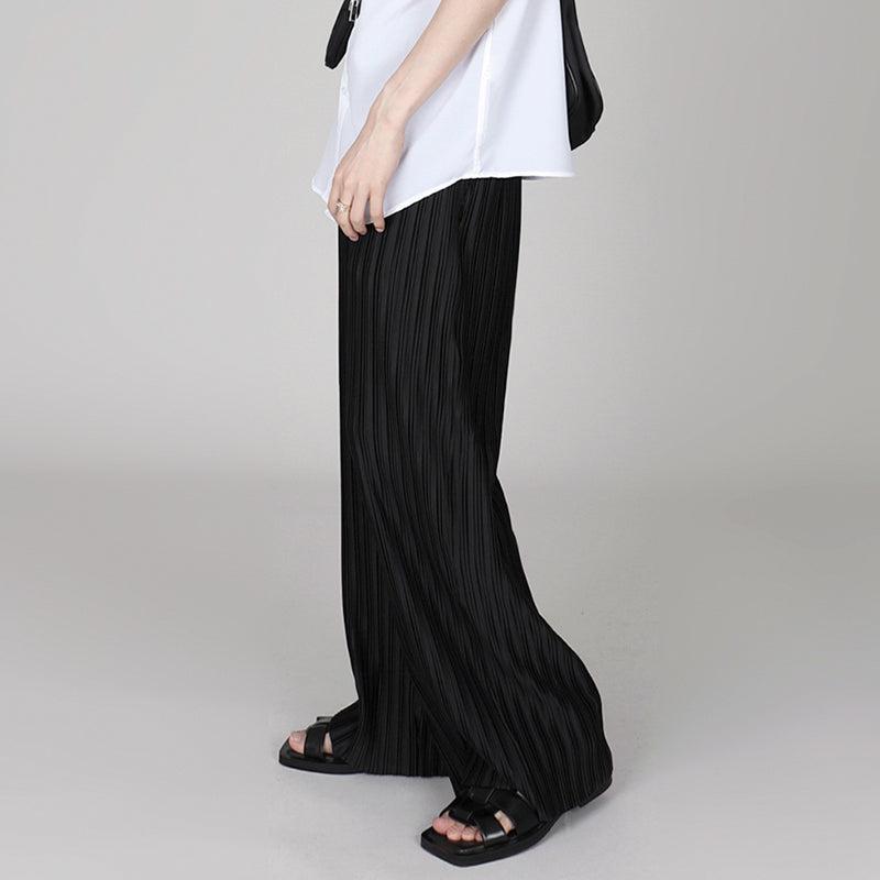 OH Essential Vertical Line Texture Pants-korean-fashion-Pants-OH Atelier-OH Garments