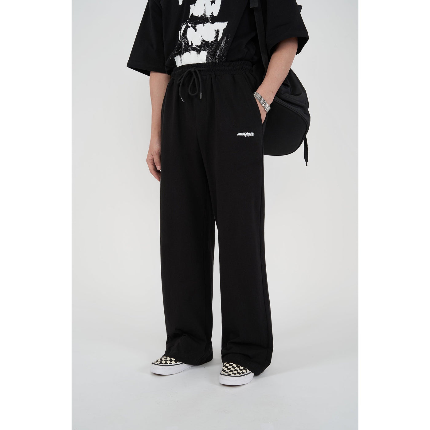OH Essential Wide Cut Drawstring Pants-korean-fashion-Pants-OH Atelier-OH Garments