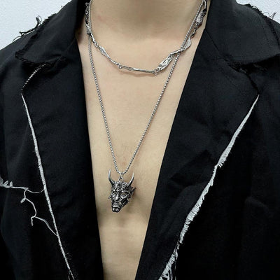 OH Horned Devil Necklace-korean-fashion-Necklace-OH Atelier-OH Garments