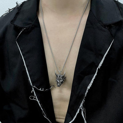 OH Horned Devil Necklace-korean-fashion-Necklace-OH Atelier-OH Garments