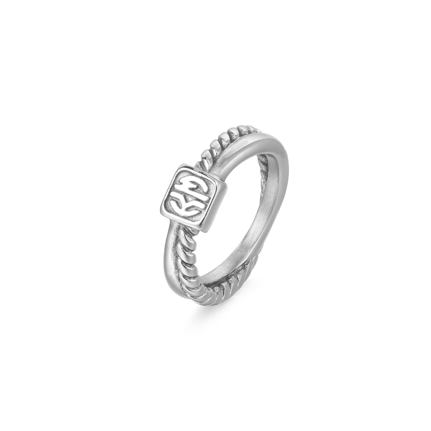 OH KM Embossed Ring-korean-fashion-Ring-OH Atelier-OH Garments
