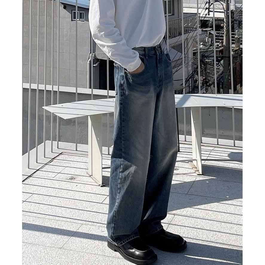 OH Loose Bootcut Jeans-korean-fashion-Jeans-OH Atelier-OH Garments