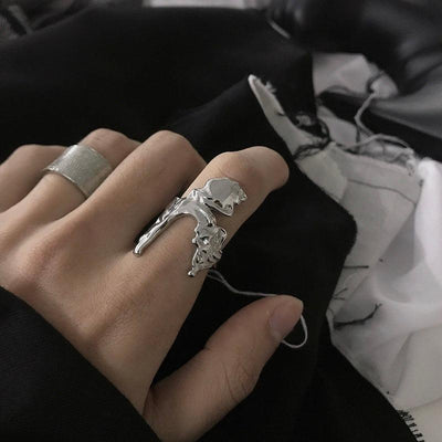 OH Melted Mercury Ring-korean-fashion-Ring-OH Atelier-OH Garments