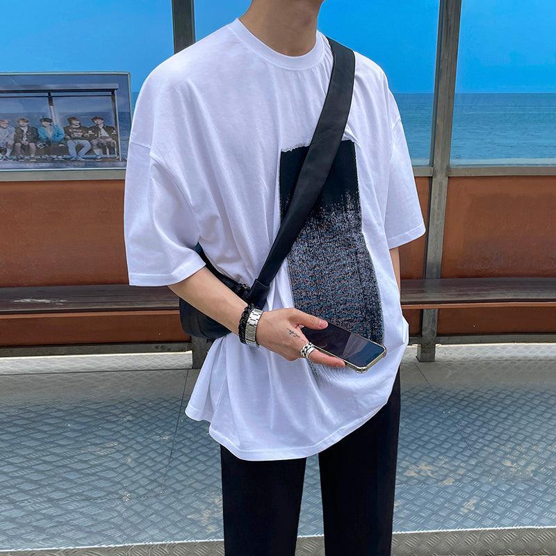 OH Painted Hammock T-Shirt-korean-fashion-T-Shirt-OH Atelier-OH Garments