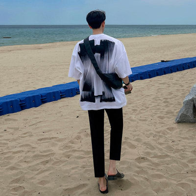 OH Painted Hammock T-Shirt-korean-fashion-T-Shirt-OH Atelier-OH Garments