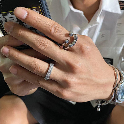 OH Silver Smile Ring-korean-fashion-Ring-OH Atelier-OH Garments