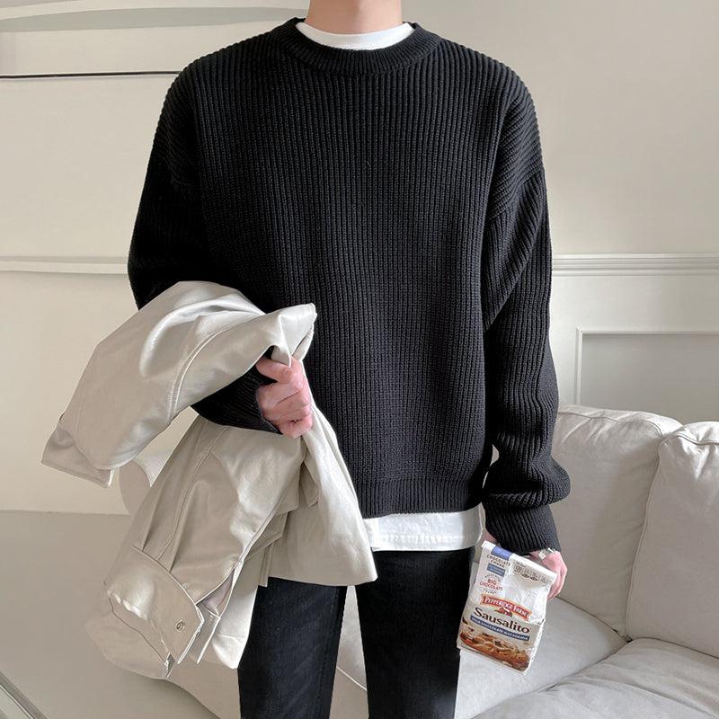 OH Slit Side Sweater-korean-fashion-Sweater-OH Atelier-OH Garments