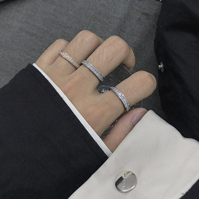 OH Thin Diamond Ring-korean-fashion-Ring-OH Atelier-OH Garments
