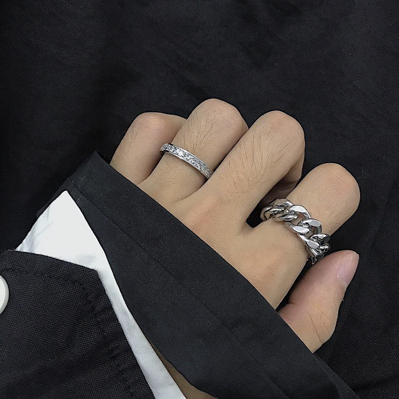 OH Thin Diamond Ring-korean-fashion-Ring-OH Atelier-OH Garments