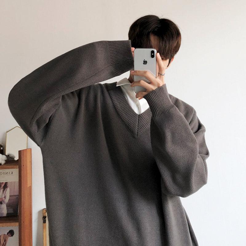 OH V-Neck Oversized V-Neck Sweater