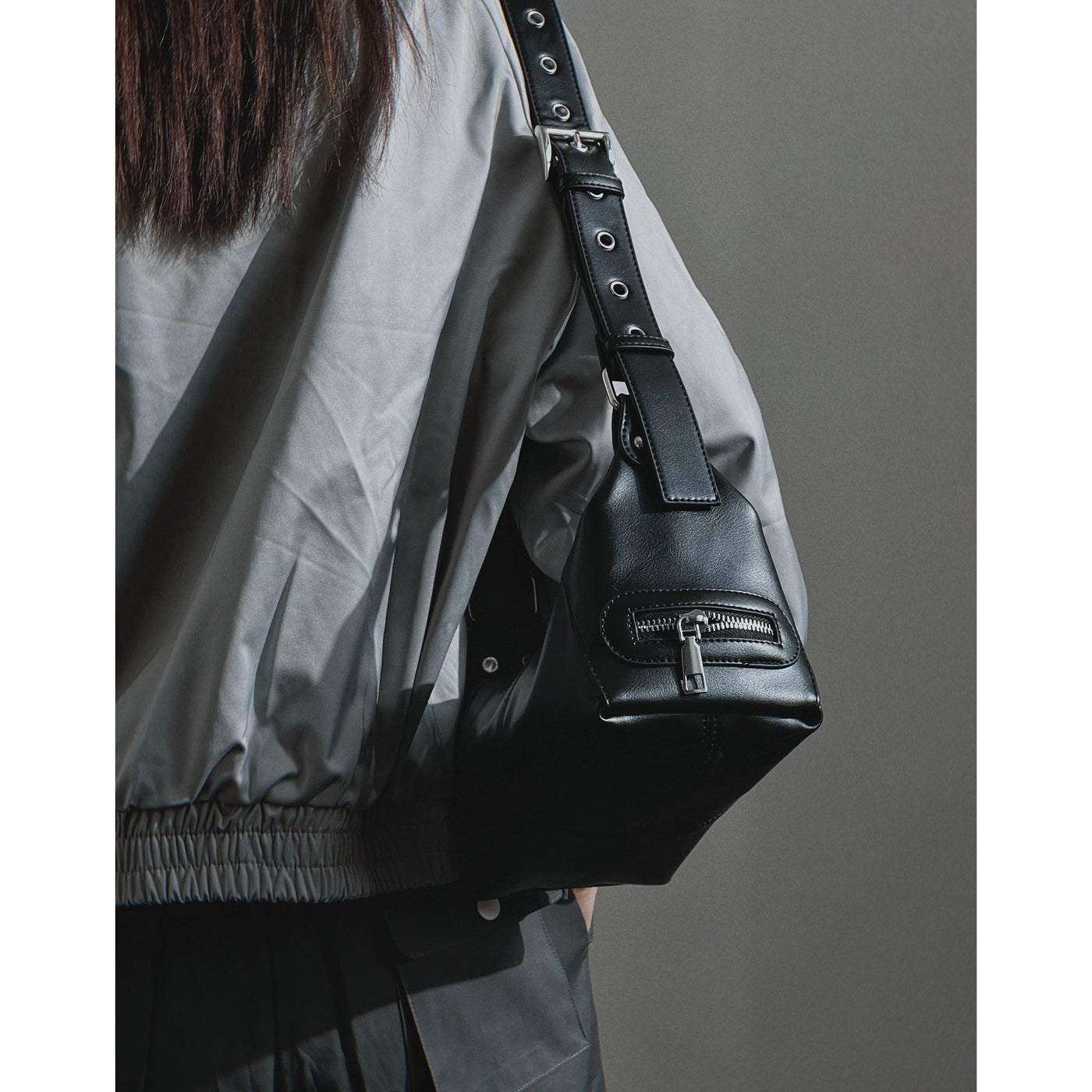 Taro Belt Strap Shoulder Bag-korean-fashion-Bag-Taro's Closet-OH Garments
