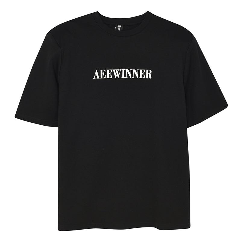 Woo AEEWINNER Shoulder Edge T-Shirt-korean-fashion-T-Shirt-Woo's Closet-OH Garments