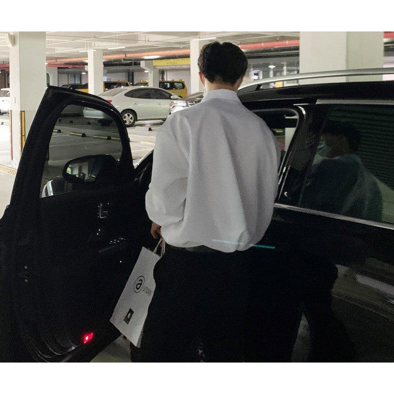 Woo Essential Fit Buttoned Shirt-korean-fashion-Shirt-Woo's Closet-OH Garments