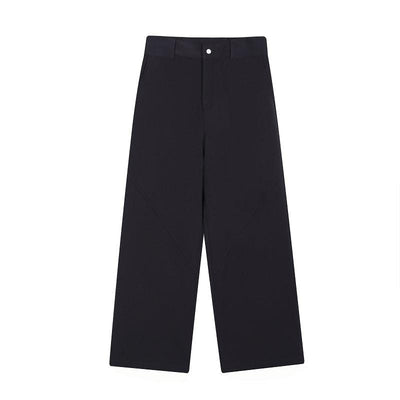 Woo Subtle Diagonal Line Pants-korean-fashion-Pants-Woo's Closet-OH Garments